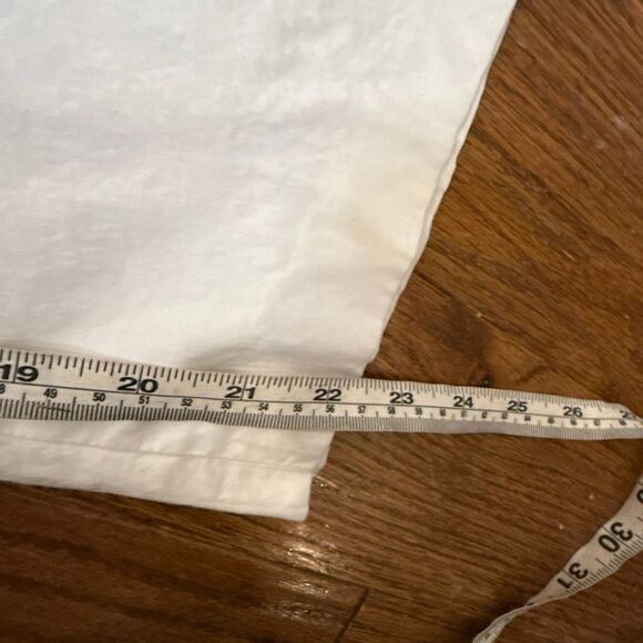 J. McLaughlin white crop wide leg pant size 14 - Picture 5 of 10